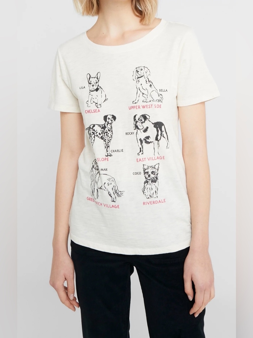 *Like New* J. Crew “ Dogs of New York “Graphic Tee